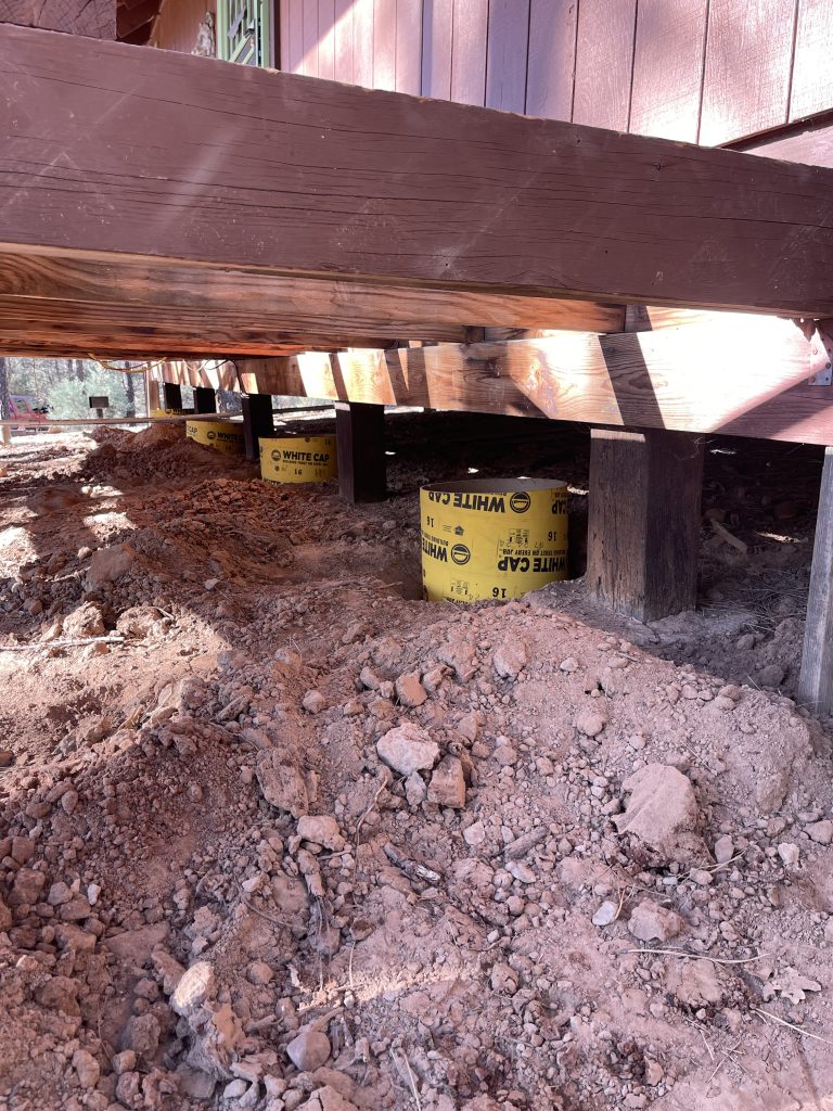 beam and post repair, Pinetop, Arizona