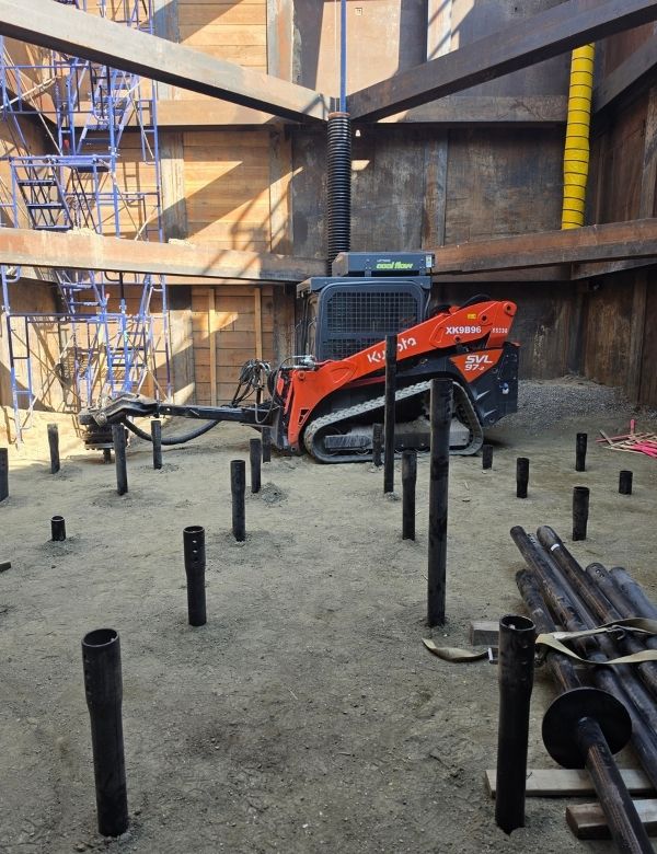 36 Helical Piers installed