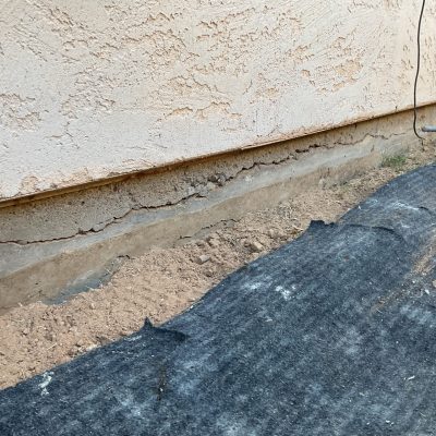 Stem Wall Repair, Before Repairs